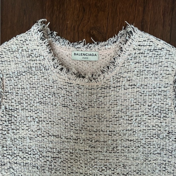Balenciaga top. Size 40. Light pink with silver - Picture 4 of 7